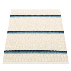 Olle teppe 70x90 cm blue / background vanilla