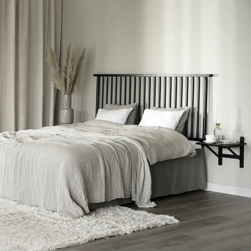 Riggins sengegavl 194x84 cm svart