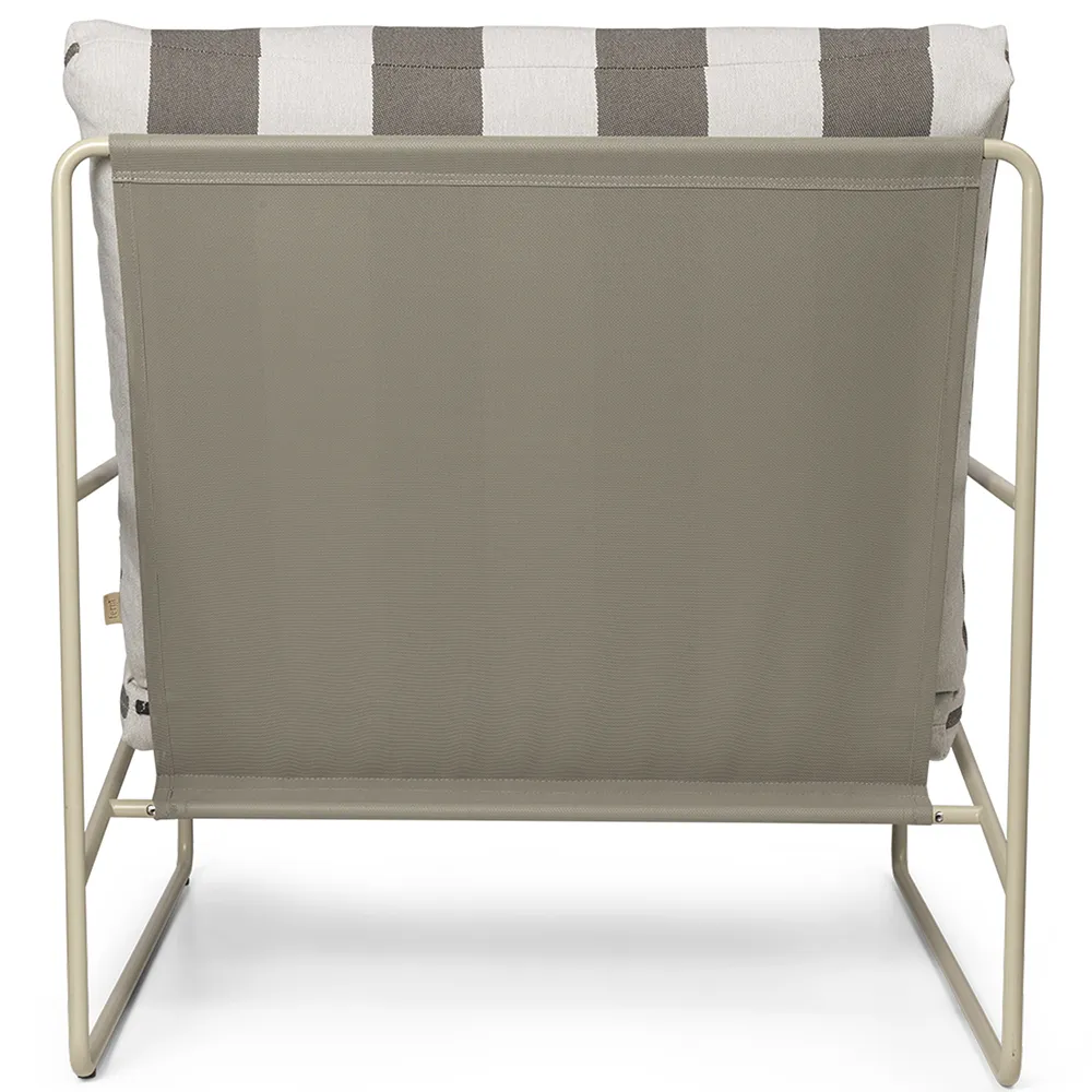 Desert Lenestol Stripe Cashmere/Chocolate