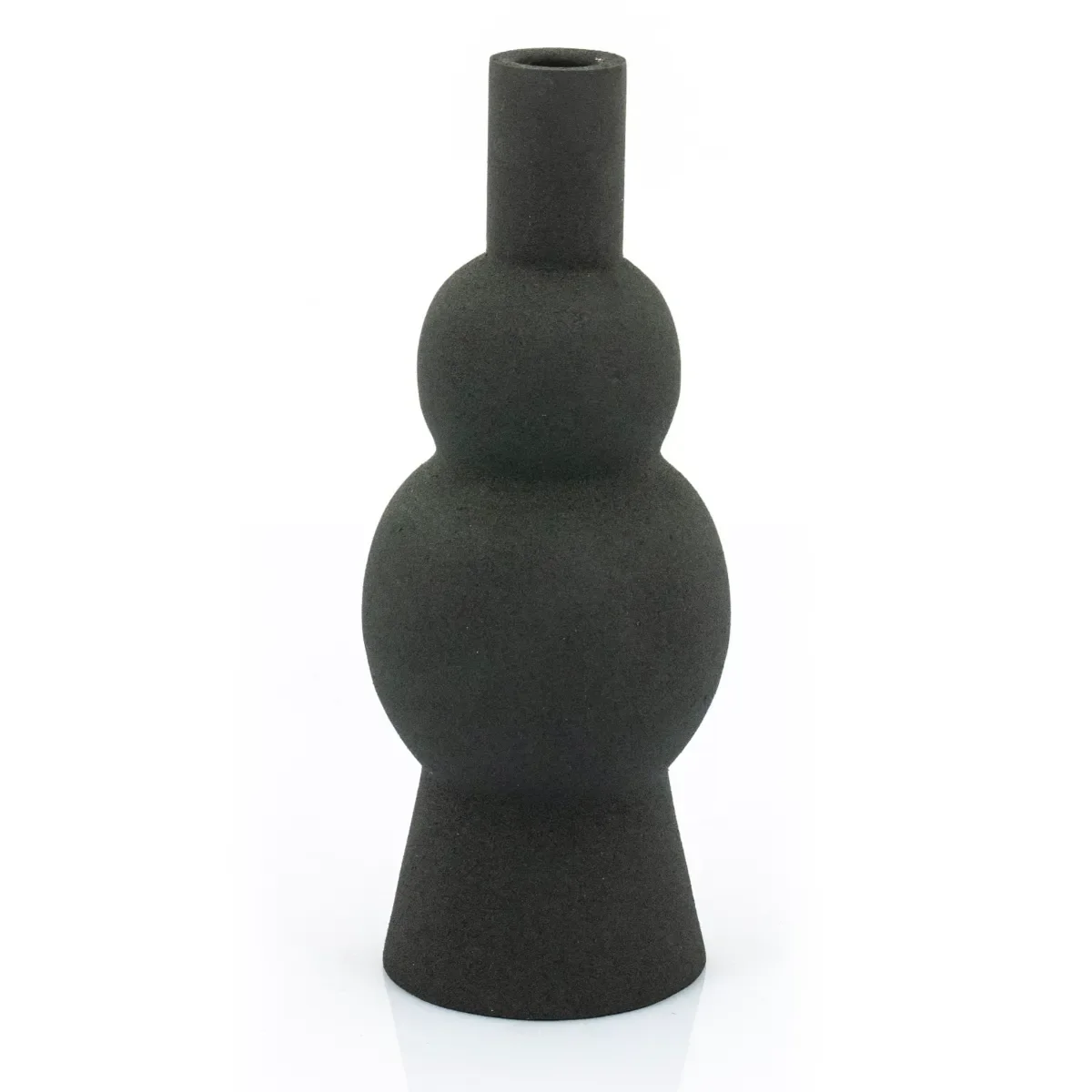 Bold lysestake 11x11x26.5 cm jern svart