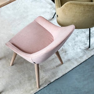 Layla Stol høy armlene i skinn