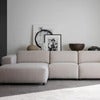 Willard sofa 4-seter sofa chaiselong venstre stoff Alice lys beige