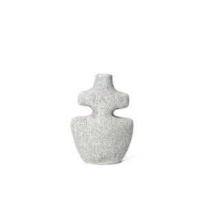 Yara Candle Holder - Medium - Grey Pumice