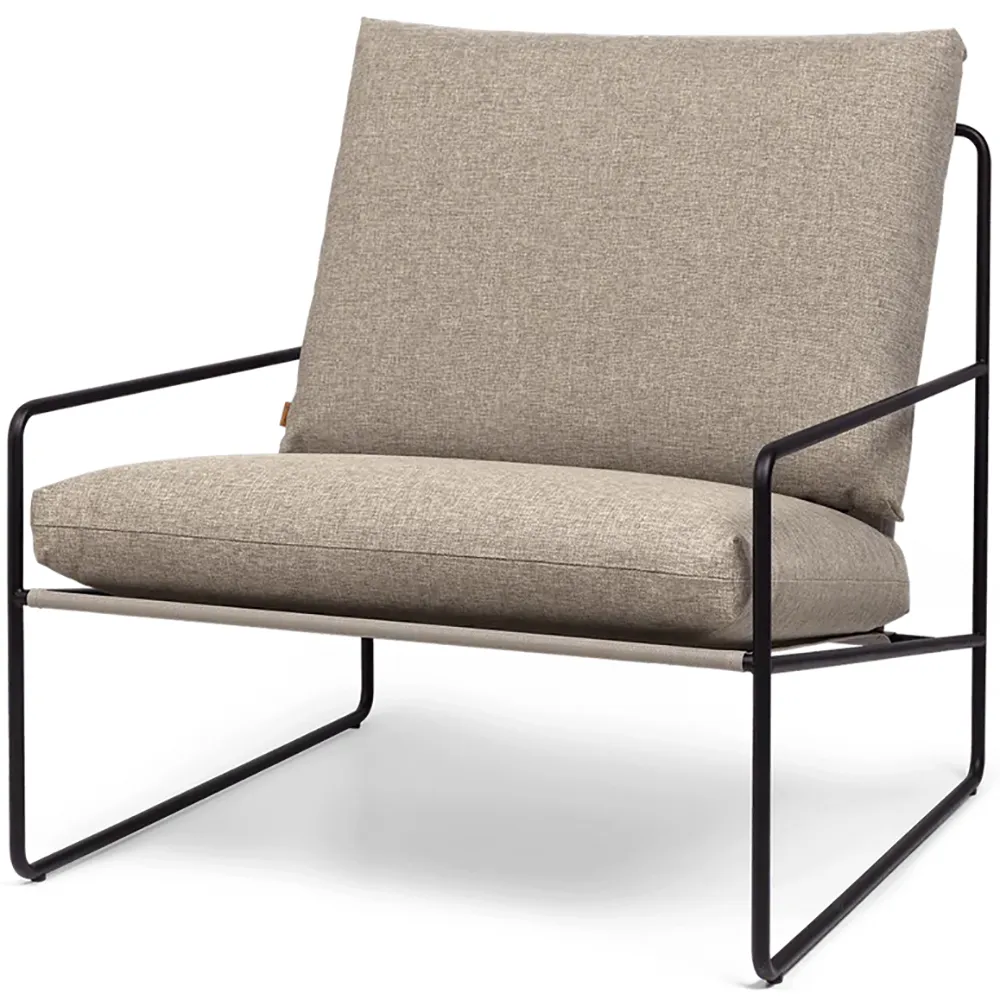 Desert Lenestol Black/Dark Sand