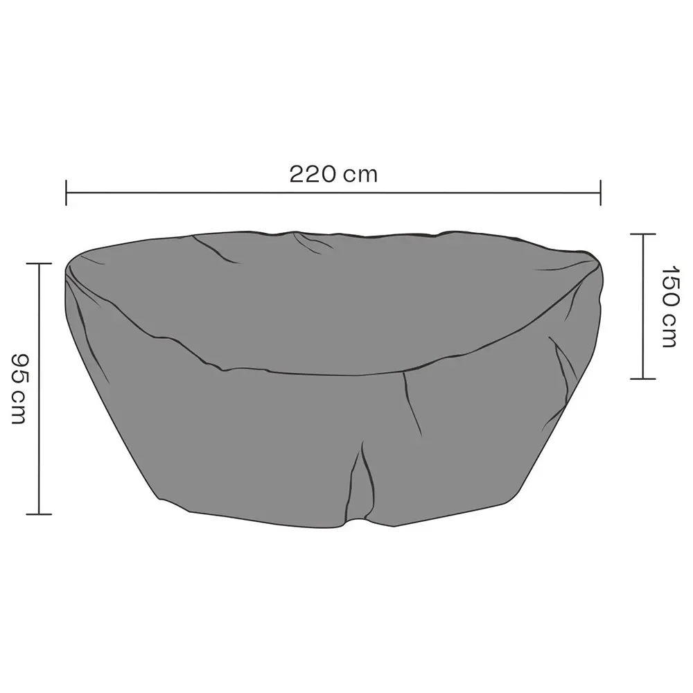 Møbelbetrekk Sunbed 220x155 cm Premium 