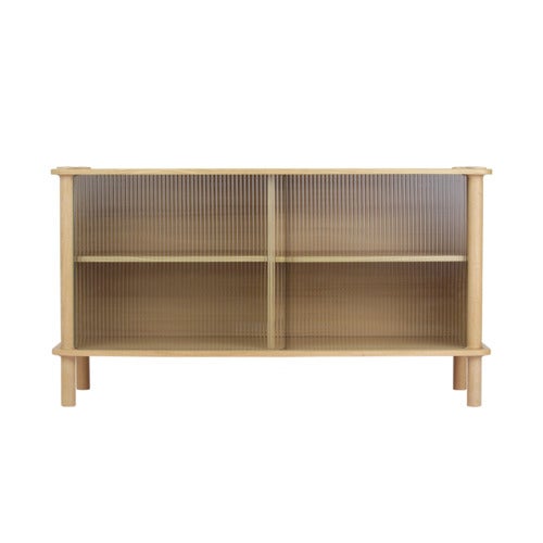 Italic skjenk eik/glass x2