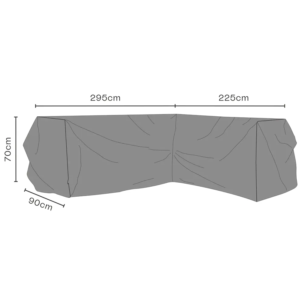 Brafab, Møbelovertrekk Hjørnesofa 225/295x70 cm Premium