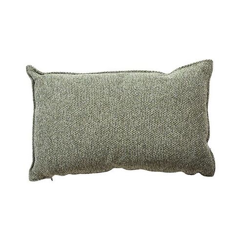 Ornamentpute i vevd tekstil 52X32 cm Mørkegrønn 