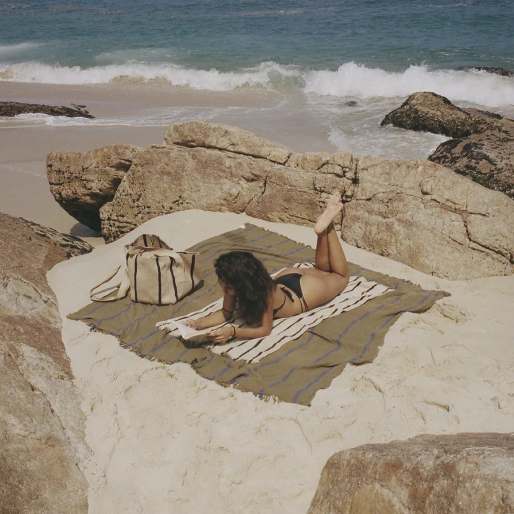 Badehåndkle i økologisk bomull Alee