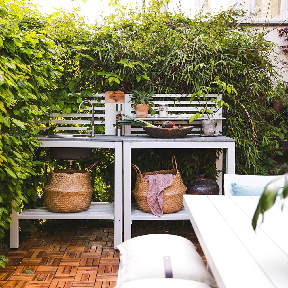 Bellac utekjøkken hvit Brafab