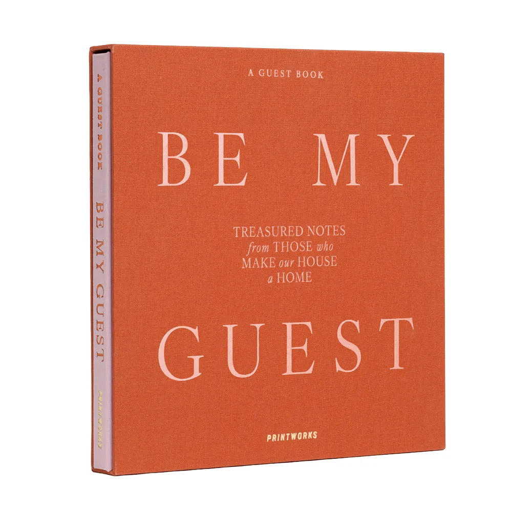  Gjesteboken Pink Be My Guest