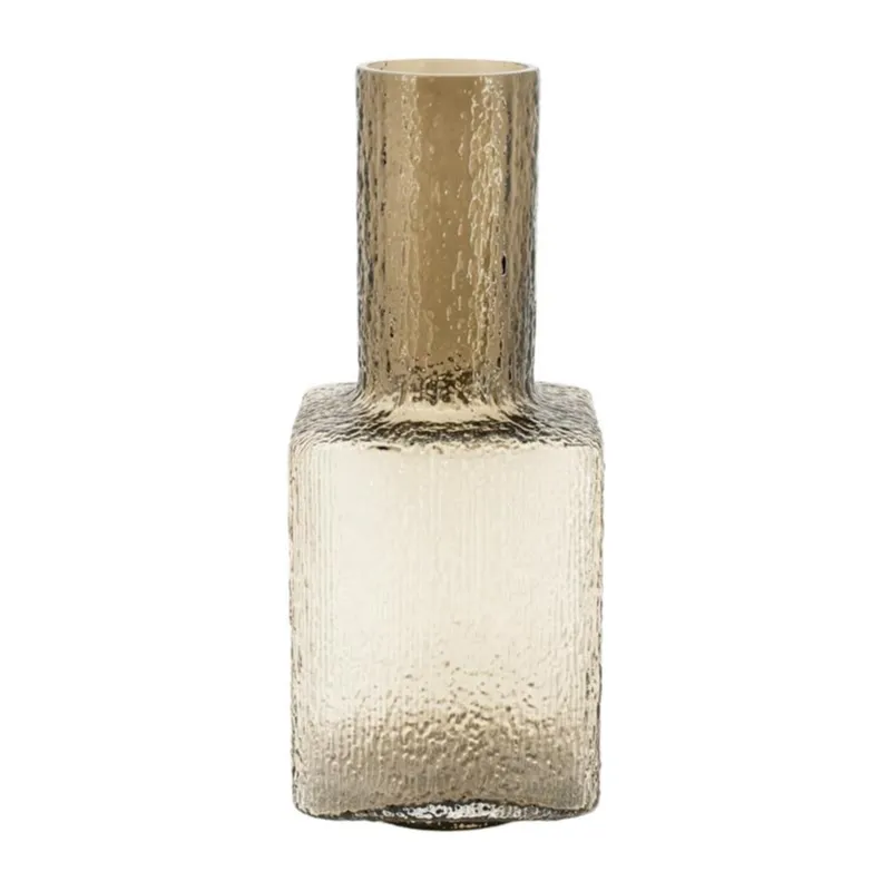 Texta 1 13,3x13,3x32,6 cm Glass Brun