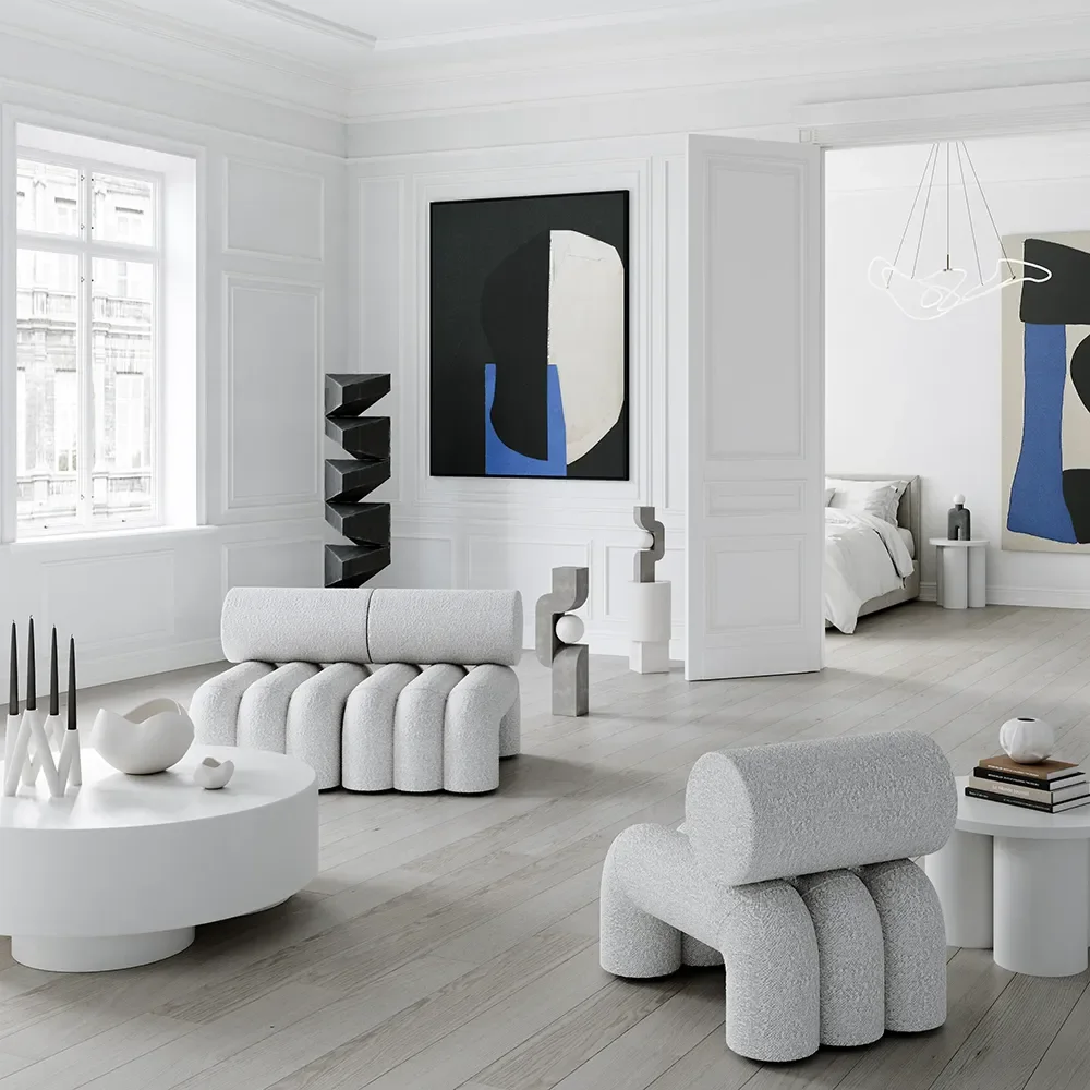 Foku lenestol - Off White