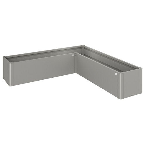Belvedere plantebed mini size l200 metallic quartz-grå