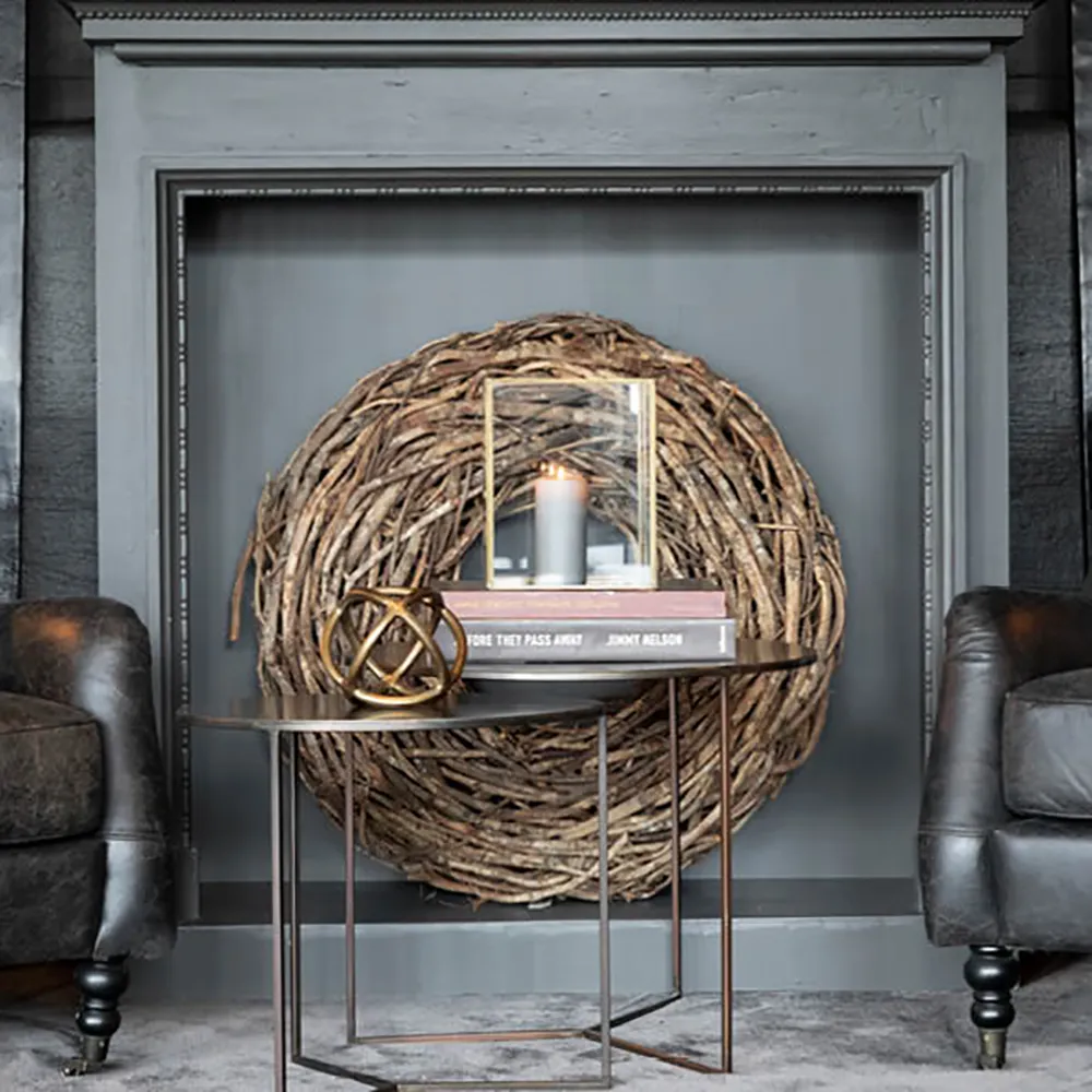 Wreath veggdekorasjon