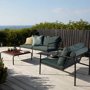 Avon 2-seters sofa Charcoal/White 