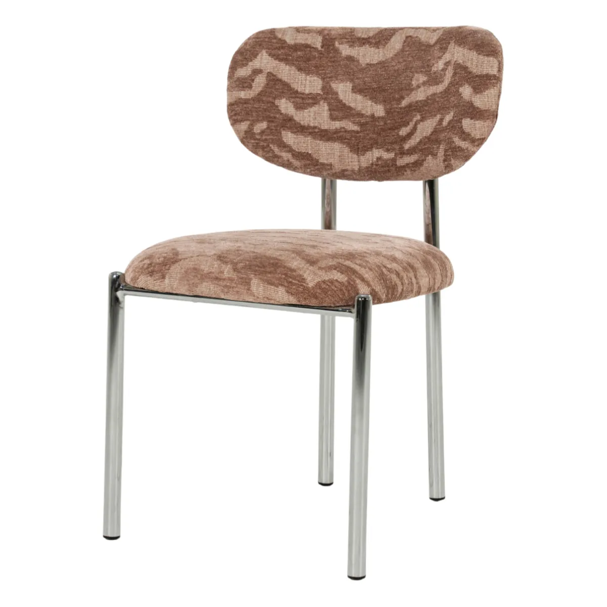 Saint Germain 51x57x81,5 cm Metall, Skum & Stoff Rosa