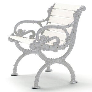 Lenestol Byarum / g:natur / v:hvit lakk. for Byarums Bruk