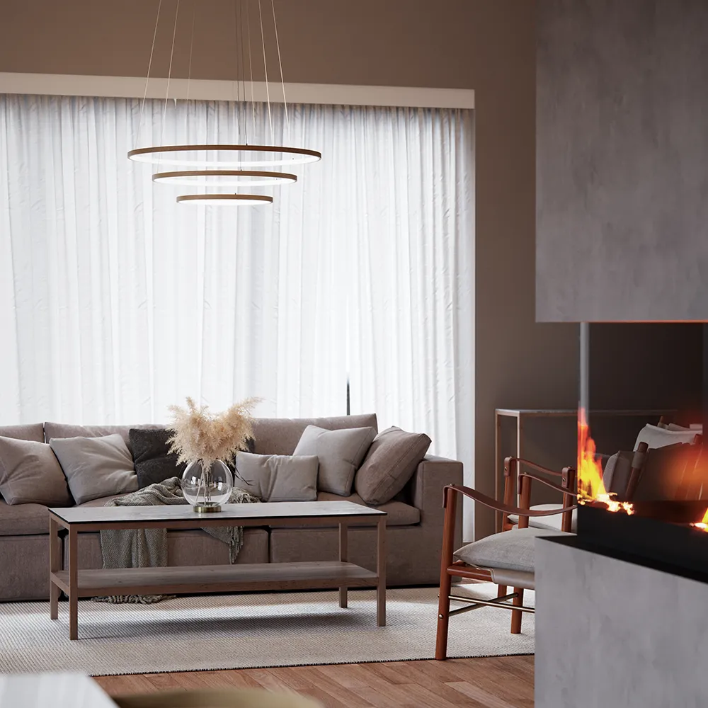 Trione taklampa Ø80cm Nature 