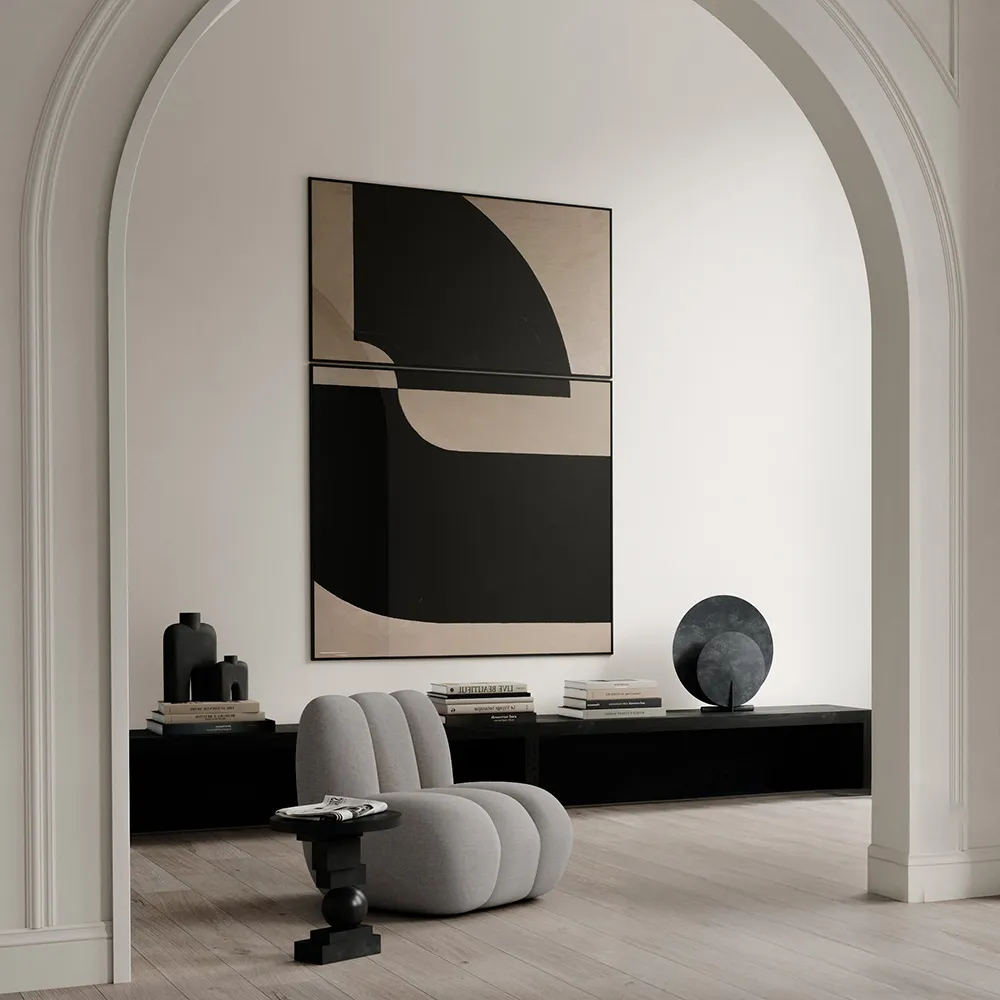 Toe Lenestol - Taupe