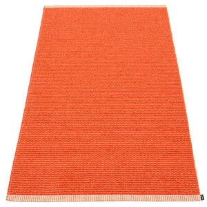 Mono matte 85x160 cm pale orange / coral red 