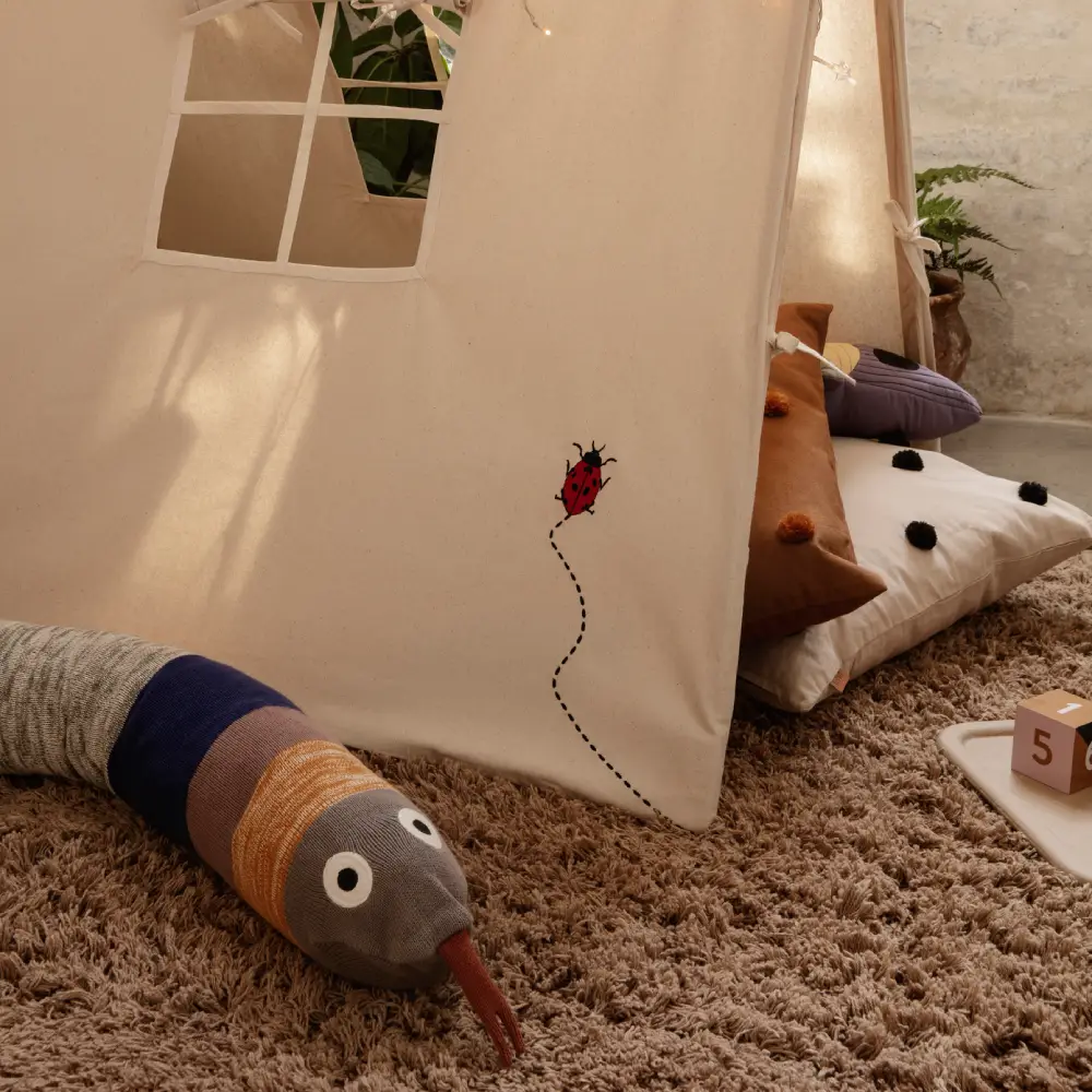 Amass Teppe 150x140 cm - Hvit Pepper