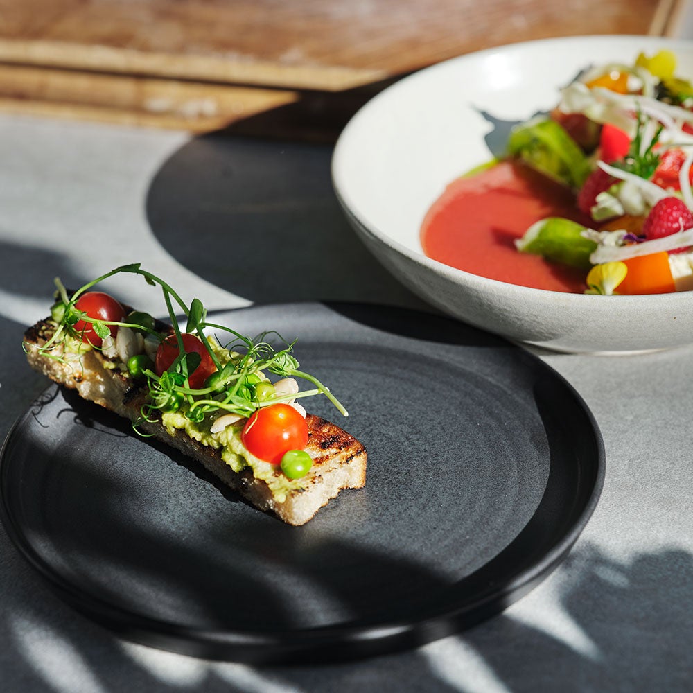 Fornax kjøkkendel stor svart/grå Brafab