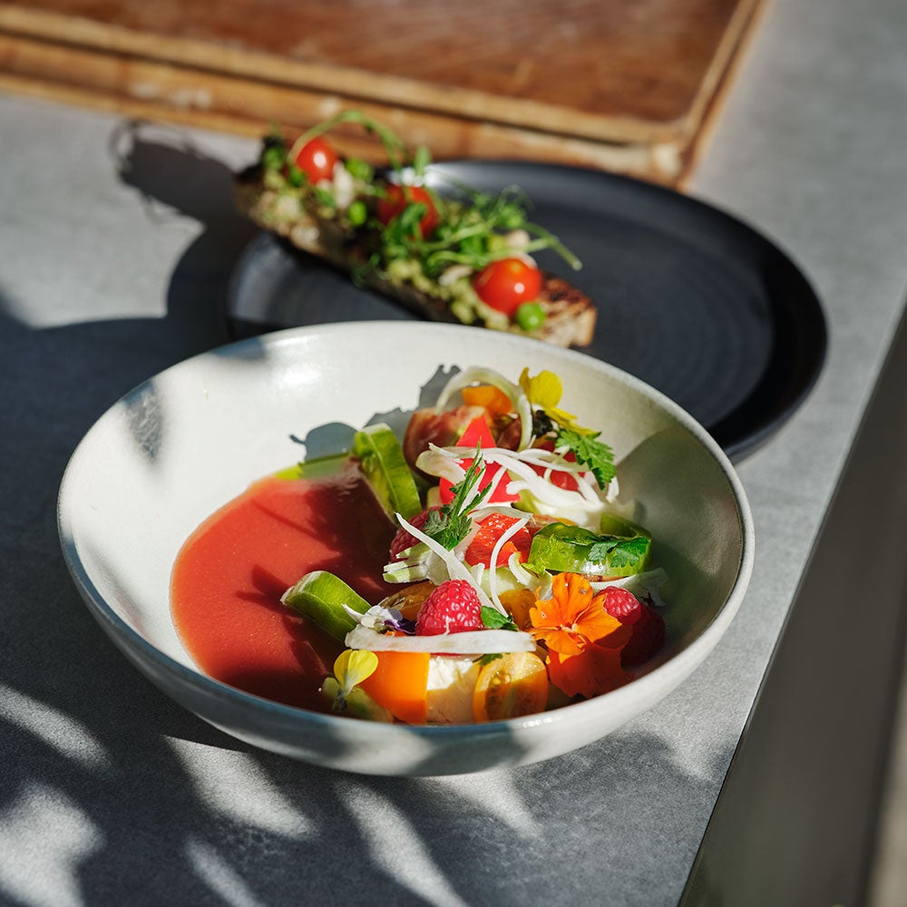 Fornax kjøkkendel stor svart/grå Brafab