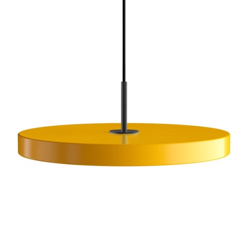 Asteria Medium Taklampe Ø43 cm Saffron Yellow/Svart