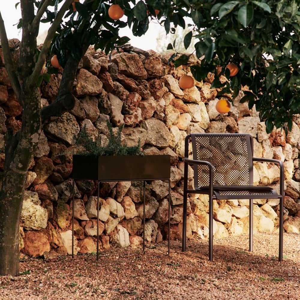  Blomsterkasse - Mørkebrun