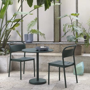 Linear Steel Spisestol Pale Blue 