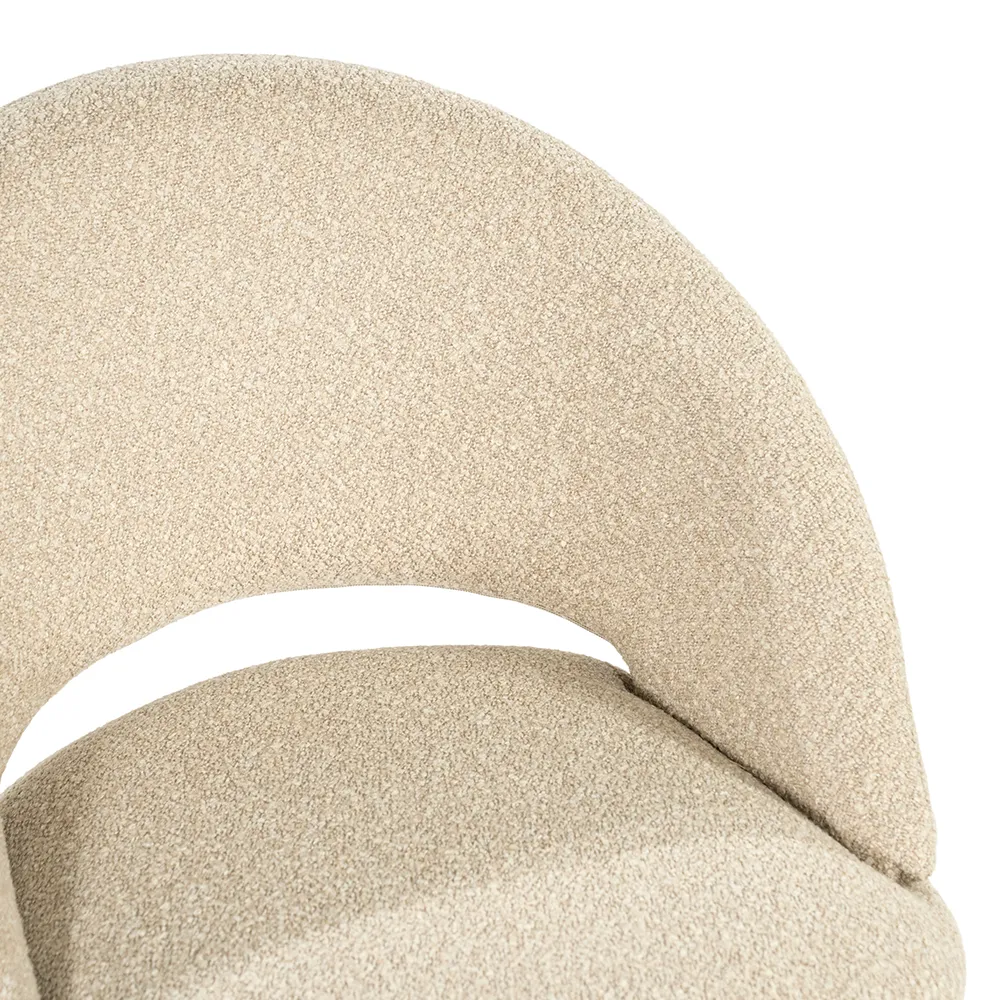 Spisestol Nido Taupe med armlener