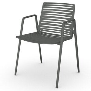 Zebra lenestol Metallic Grey