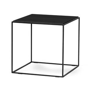 Lime salongbord 50x50 cm svart