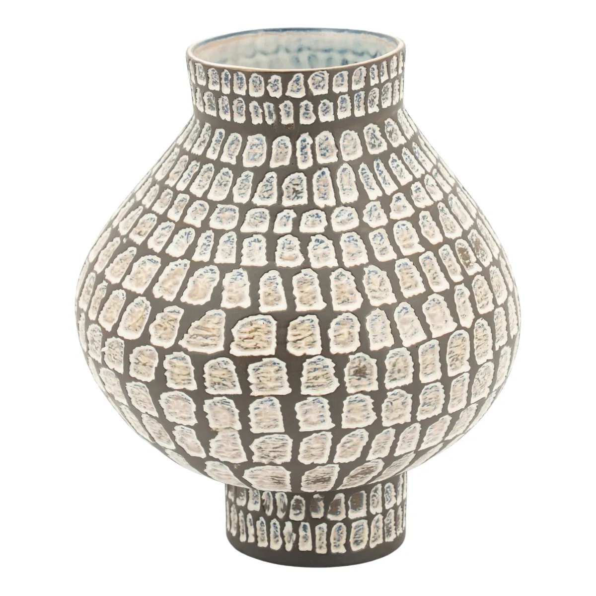 Isoko small Vase 22,5x22,5x26 cm Leirtøy Brun