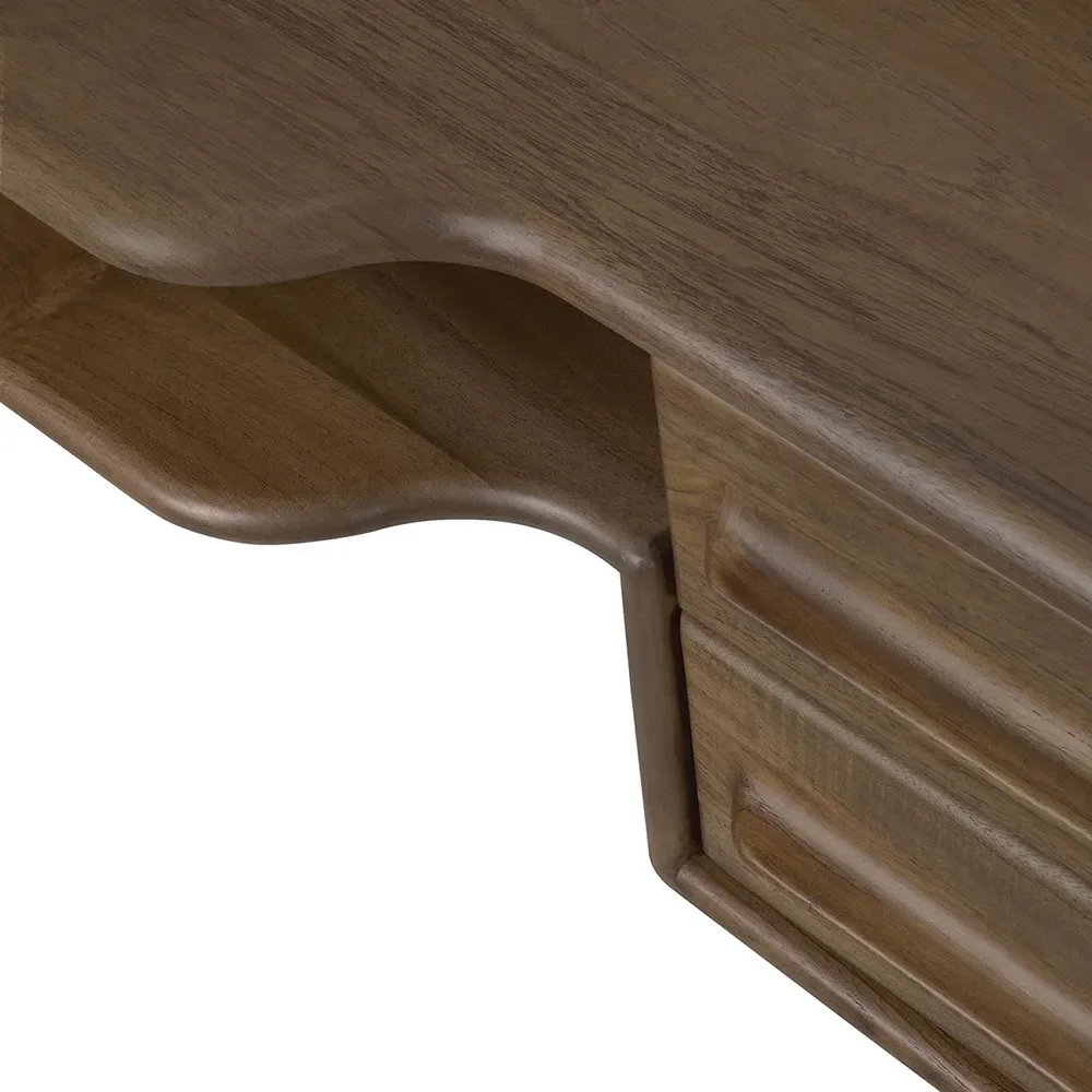 Skrivebord i teak Flow Wild Brown