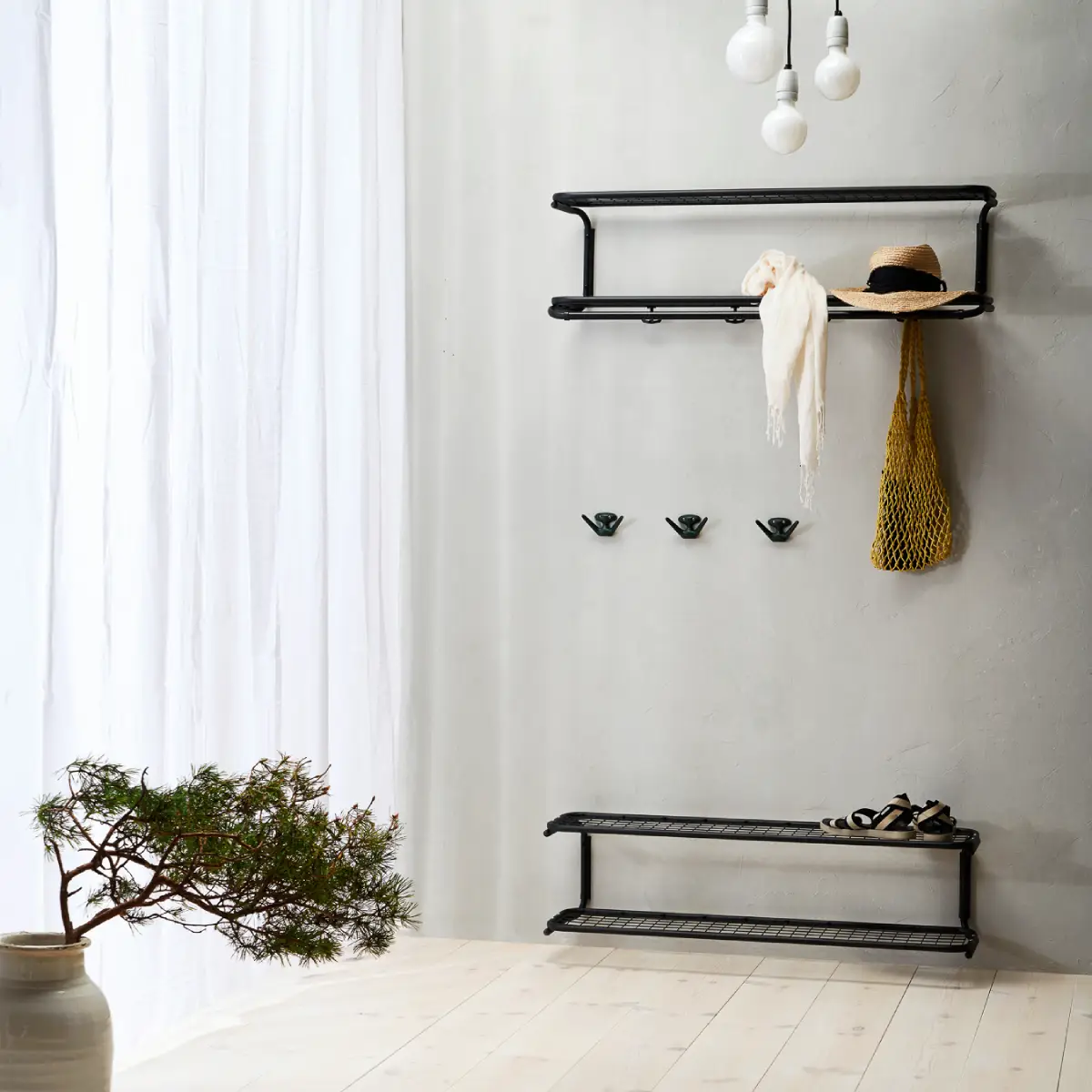 Classic Skohylle 100 cm Sort Sort