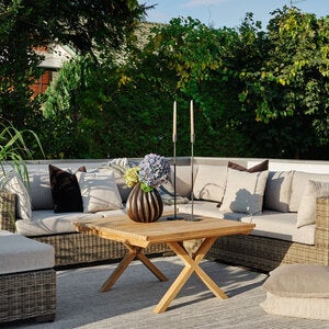 Julita salongbord 89 X 89 natur Brafab