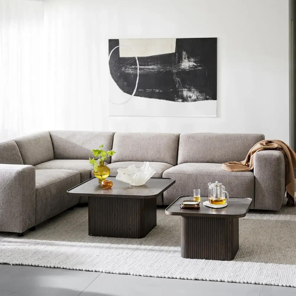 Sullivan salongbord 80x80 cm brun