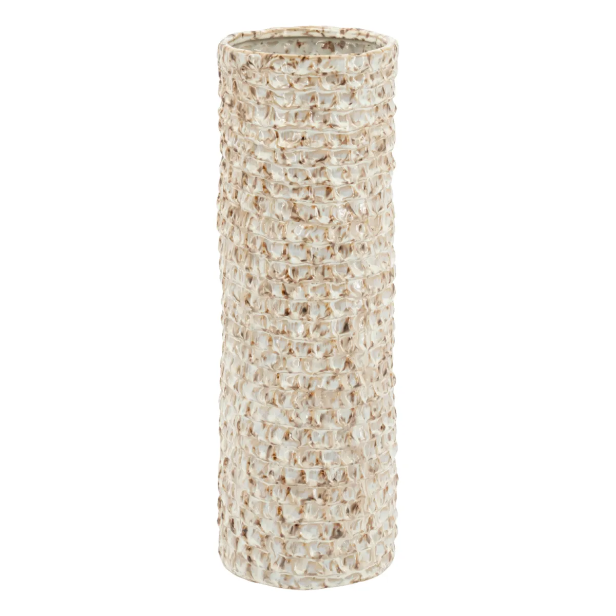 Shio large 15x15x45 cm Steintøy Brun