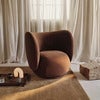 Rico Lounge Lenestol Rich Velvet - Soft brown
