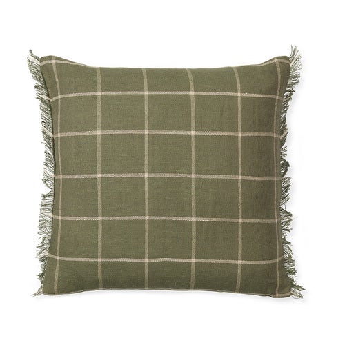 Calm Putetrekk 50x50 - Olive/Off-white