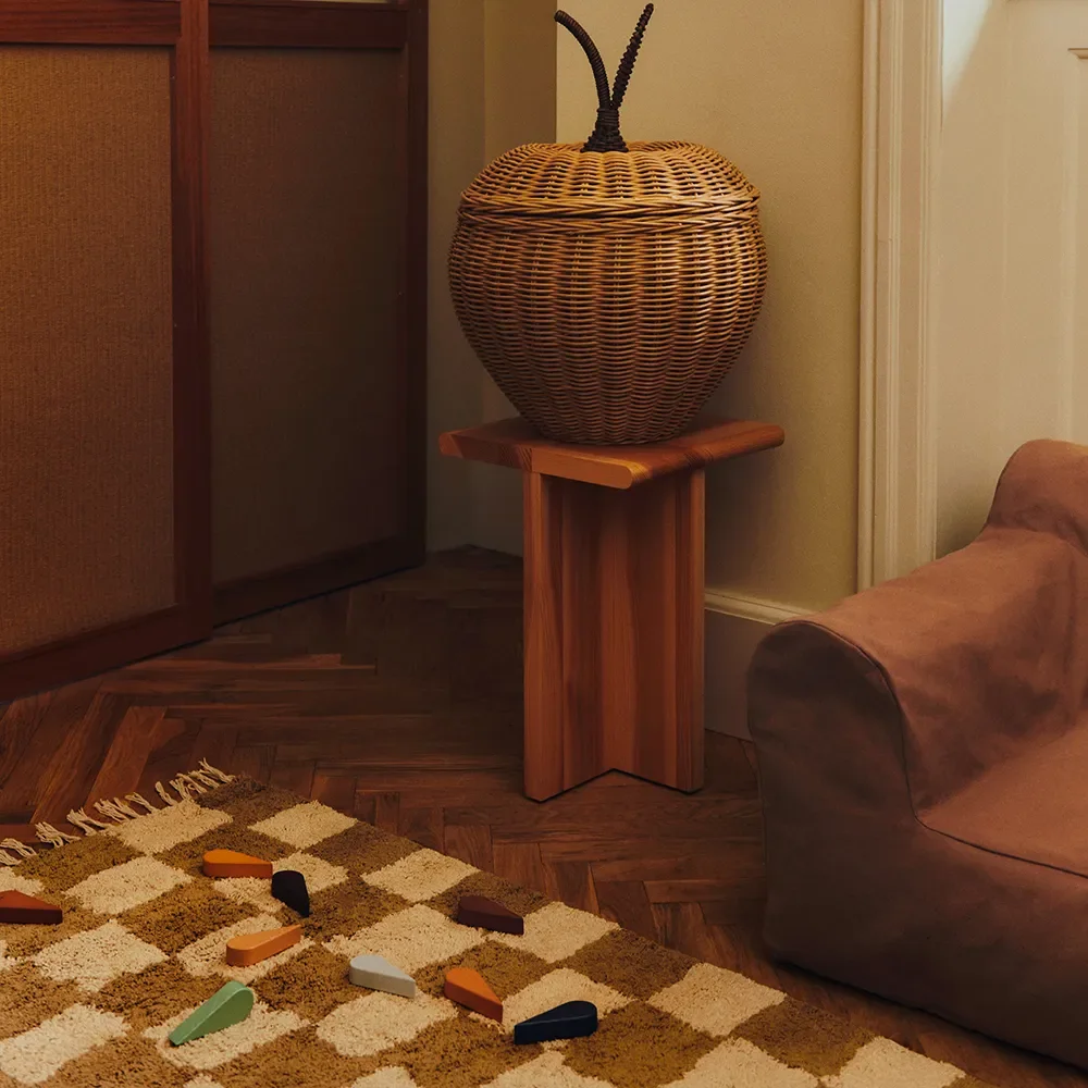 Vaskbar Teppe Mara Tan