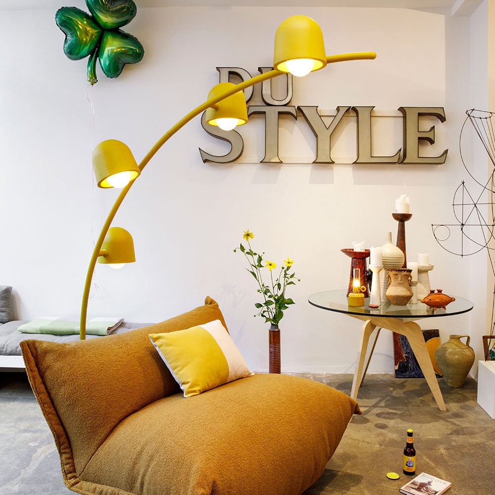 Big Lebowski gulvlampe banana yellow