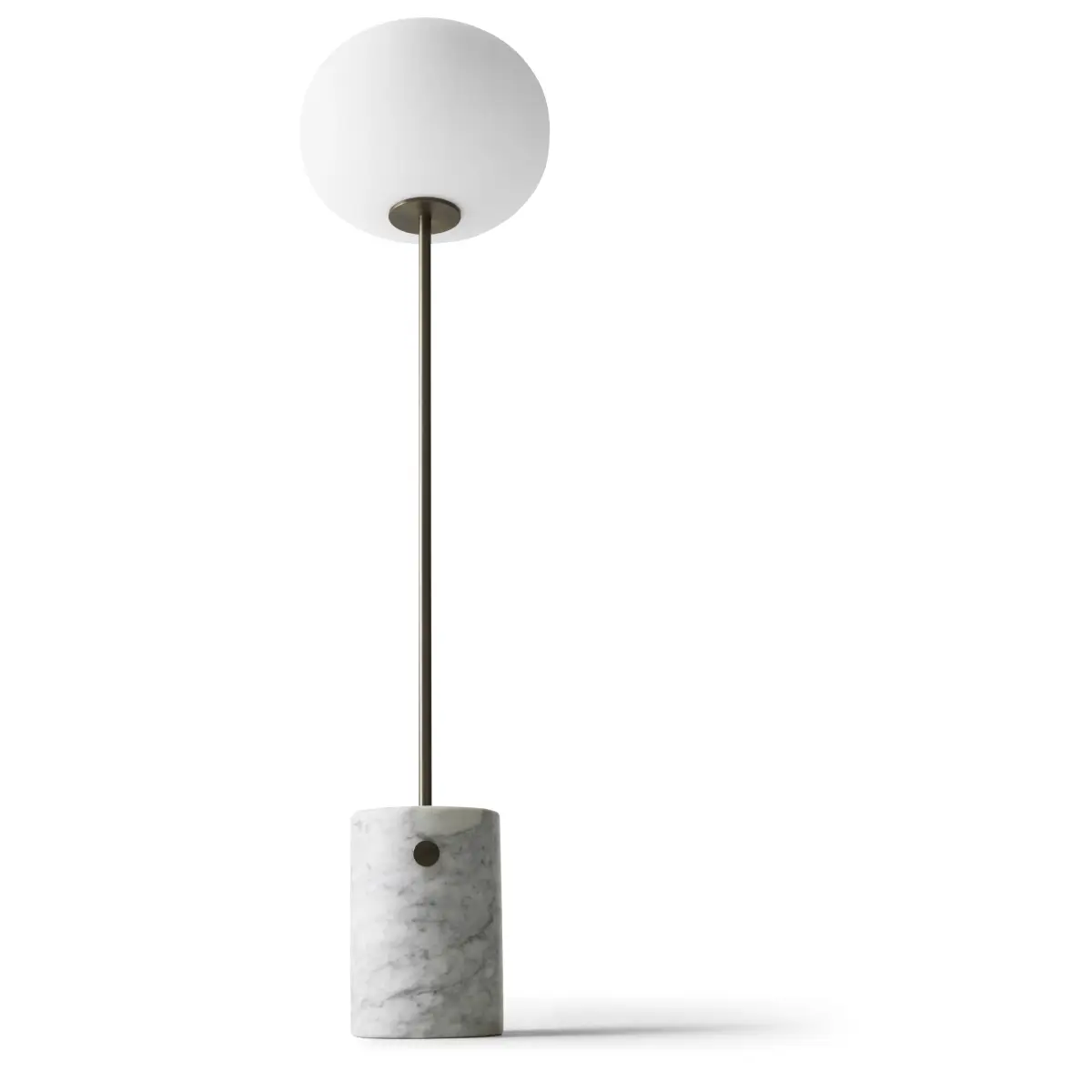 JWDA Gulvlampe Marmor Carrara/Messing, Bronsebelagt