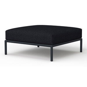 Level fotskammel mørkegrå