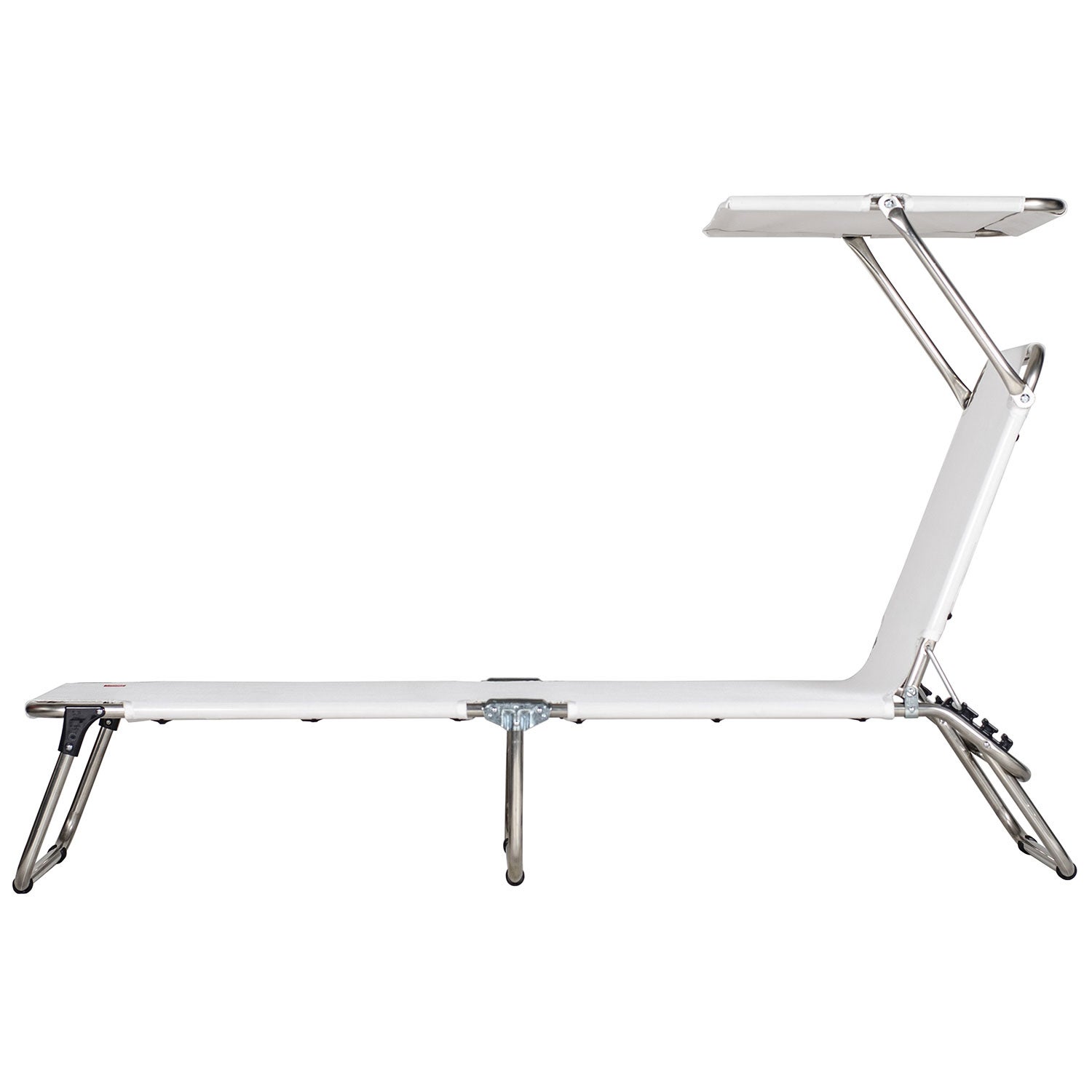 Amigo solseng top white aluminium/textilene 