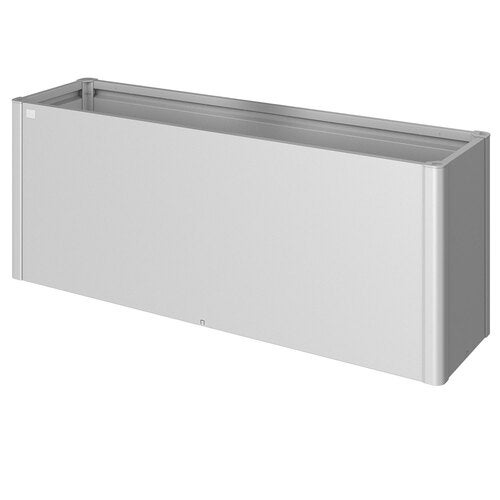 Belvedere plantebed maxi størrelse 200 metallic sølv Biohort