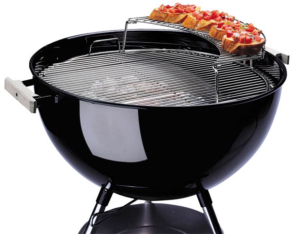 Original varmehylle til 57 cm kulegrill stål Weber