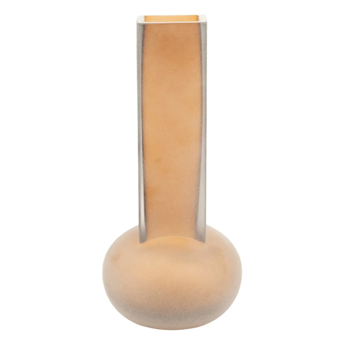 Vea 2 vase 11x11x24,5 cm glass brun